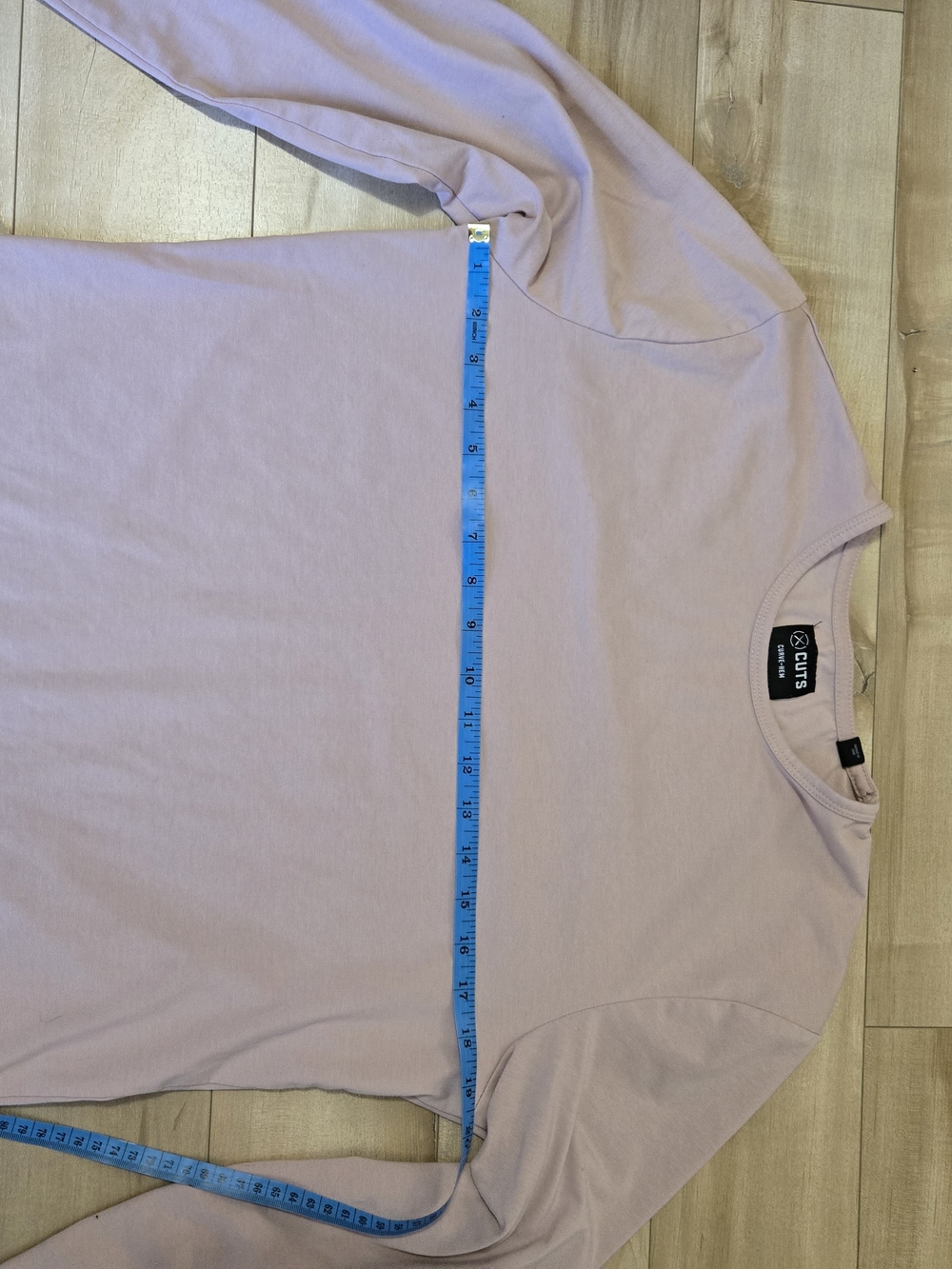 Cuts Clothing Men’s Medium AO Long Sleeve Curve-Hem | Lavender PYCA Pro - Picture 5 of 8
